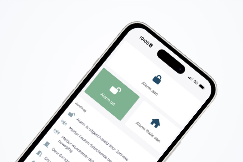 De app van SmartAlarm